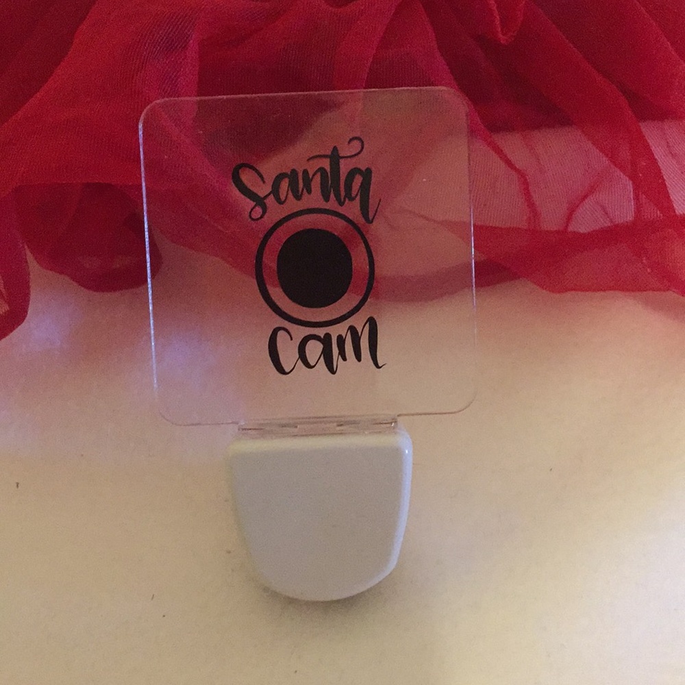 Handmade LED Santa can light